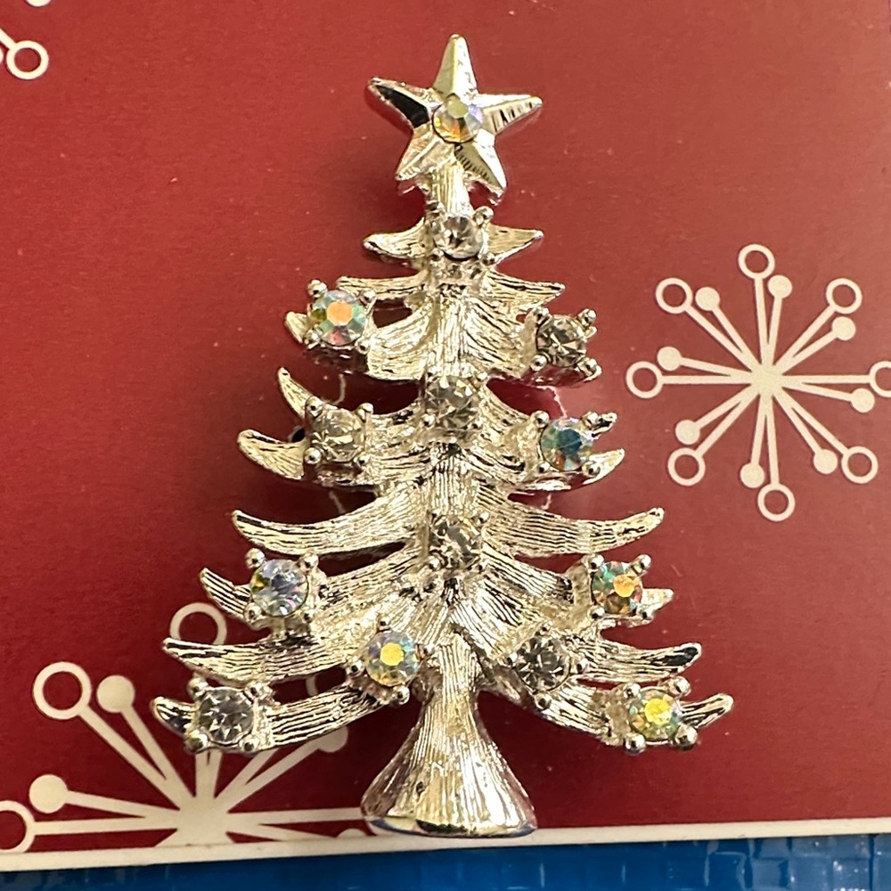 Christmas tree Brooch